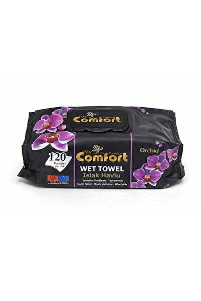 My Comfort Șervețele umede Premium 120 buc. – Black Orchid –
