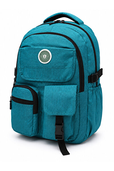 Dadacuq Water Resistant Six Compartment Zippered School and Daily Use Backpac...