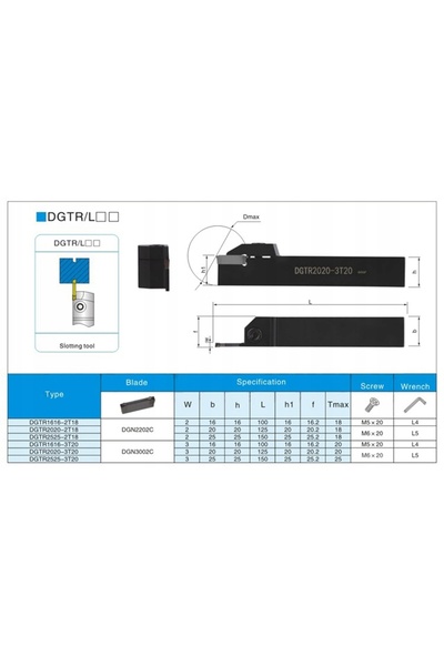 NO BRAND 2020 DGTR Lathe Tool-2 T18 DGN2202C