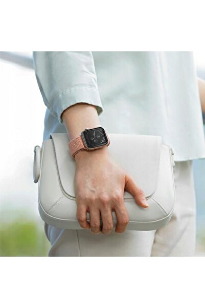 NO BRAND Curea împletită UNIQ Aspen pentru Apple Watch 42 / 44 / 45 / 46 / 49 mm