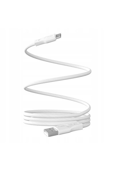 NO BRAND Cablu magnetic USB-A - USB-C 10W 1m - alb