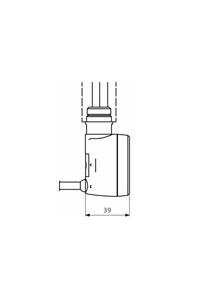 NO BRAND Încălzitor electric 1/2 Terma Dry negru 800W