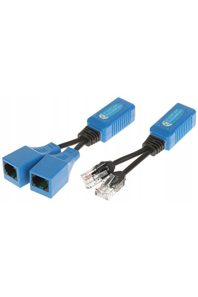 NO BRAND ADAPTOR RJ45 CONVERTOR SPLITTER CU 2 CONECTORI RJ-45