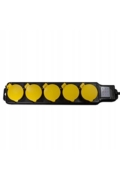 LogiLink Prelungitor LPS255 cu 5 prize, cu întrerupător, 1,5m, de exterior, IP44