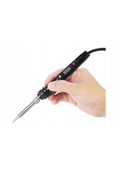 ChRLD Ciocan de lipit de precizie, electric, negru 60W, cu control al tempera...