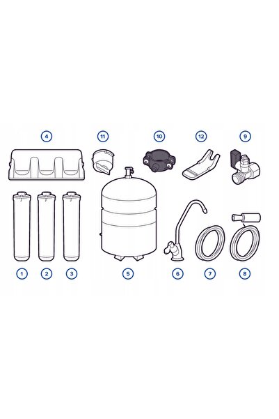 Aquaphor Sistem de filtrare prin osmoză inversă sub chiuvetă Osmo Pro 100 + r...