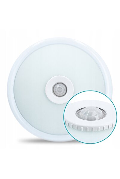 TRCR Lampă de tavan cu senzor de mișcare pentru baie, cu LED, model 9C
