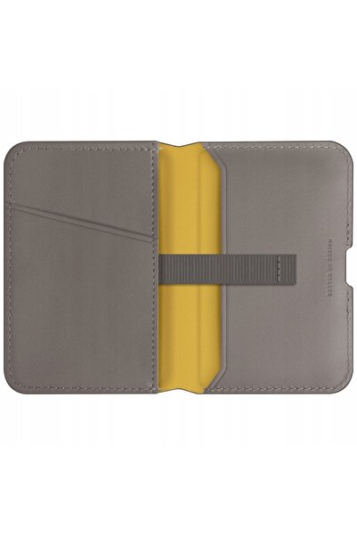 NO BRAND Portofel magnetic RFID UNIQ Lyden DS cu suport pentru telefon, 5 com...