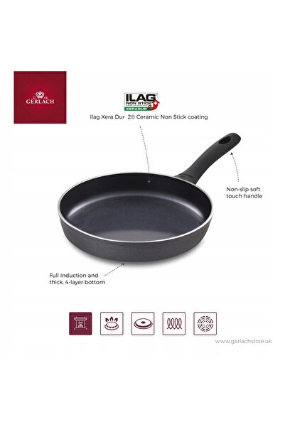 Gerlach CONTRAST PROCOAT Tigaie 20 cm antiaderentă + capac universal