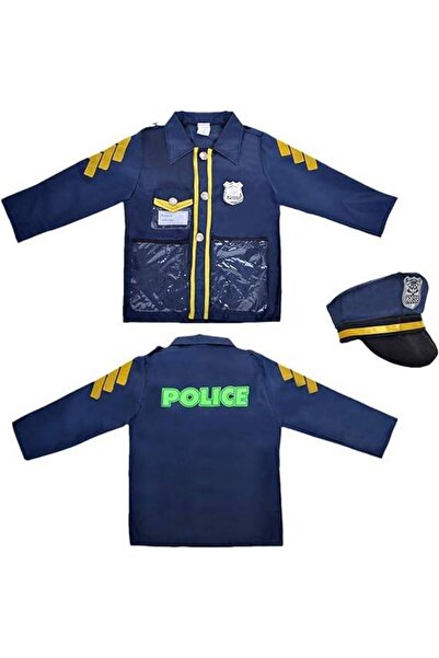 NO BRAND PANTALONI DE POLIȚIST PENTRU COPII DE 3-8 ANI, POLIȚIE, 98/122 cm, U...
