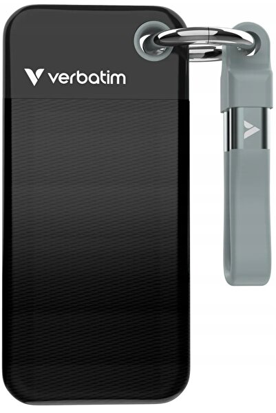 Verbatim SSD extern de buzunar 1TB USB-C 3.2 Gen 2 negru/gri