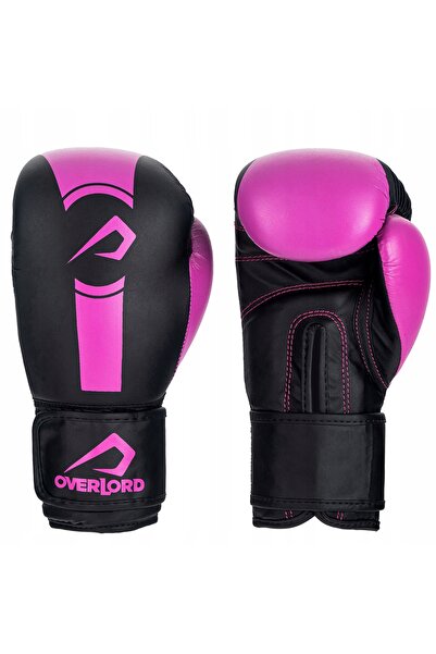 OVERLORD Mănuși de box Boxer negre/roz 8 oz