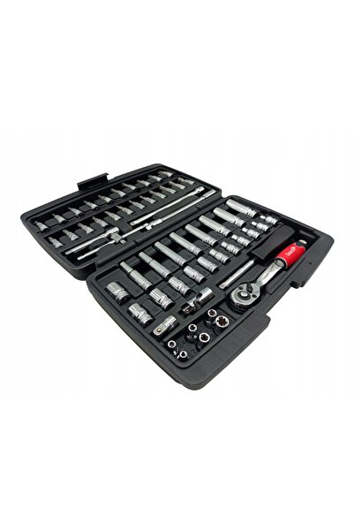 GEKO Set de biți profesioniști pentru chei tubulare 1/4 " 56 piese Tvardy