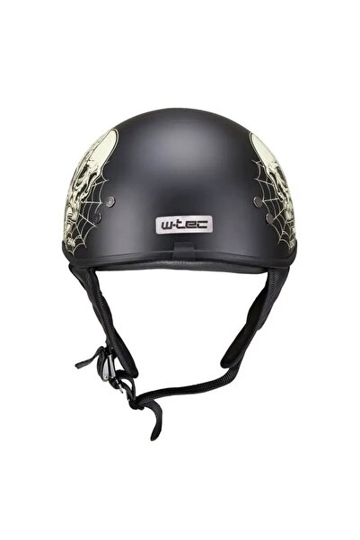 NO BRAND Casca moto deschisă W-TEC Black Rednut XS mată