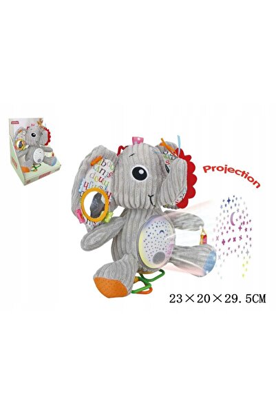 NO BRAND Elefant proiector de dimensiuni complete, cu etichete