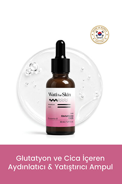 wati for skin Exosome-B Ampoule Glutathione Cica / Brightening Soothing Inten...
