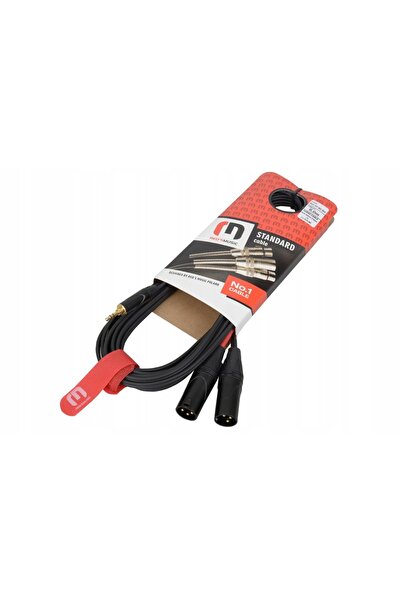 NO BRAND Red's Music AU3760 BX cablu de 6m jack mic - 2x XLR tată