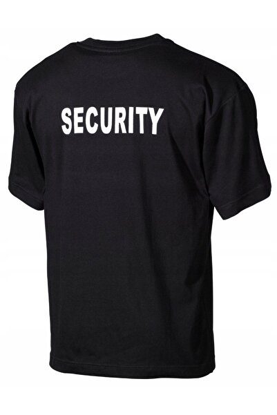 NO BRAND Tricou negru, cu inscripția  "Security " (SUA), MFH, 100% bumbac, 16...