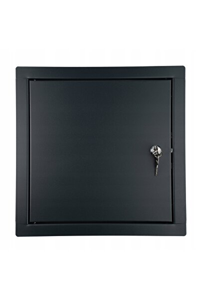 NO BRAND REVISION DOORS PLACĂ METALICĂ DE BLOCARE REVISION 25x25 CM GRAFIT