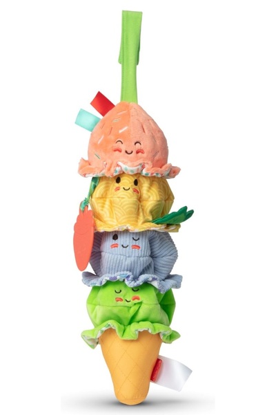Melissa & Doug Jucărie cu pandantiv și vibrații Ice pentru bebeluși Melissaan...