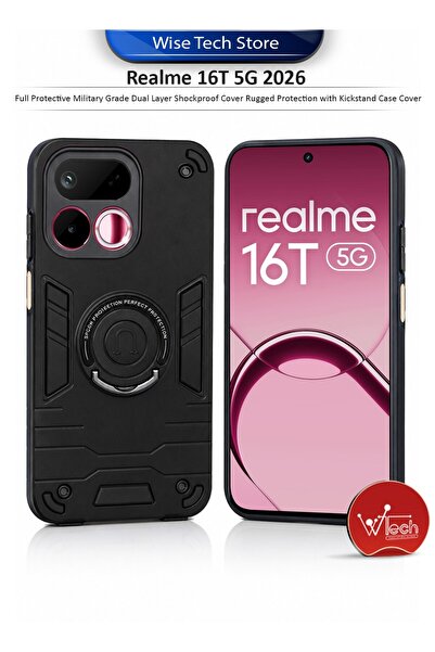 Wtech Realme 16T 5G 2026 Full Protective Military Grade Dual Layer Shockproof...
