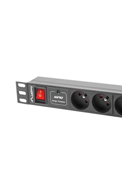 Lanberg PDU rack 19 " 1U 16A, bară de alimentare