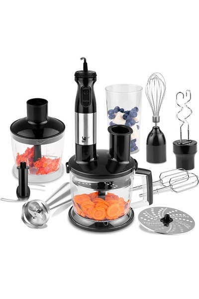 Lafe BLENDER MIXER DE MÂNĂ MULTIFUNCȚIONAL CU 2 VASE MALAKSER TURBO POWER 1000W