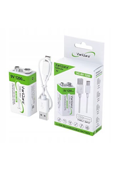 VariCore Baterie VC-9V 1200-USB 9V Li-ion 1200mAh 2 buc