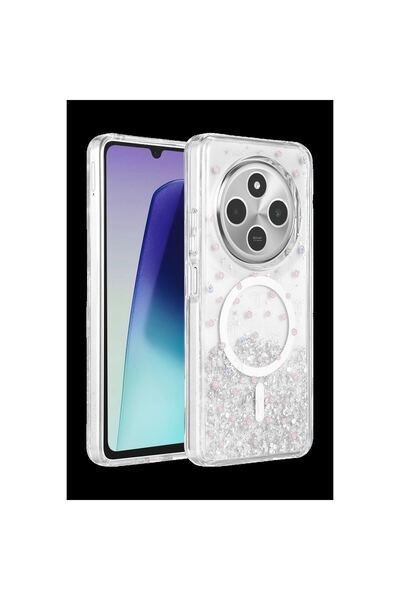 Ethab Ticaret Glb-Stl41414 Onegif Redmi 14C Misk Simli Magsafe Cover - Pattern 1