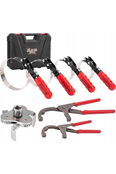 NO BRAND SET CHEI FILTRU ULEI 68-133MM CU 5 GÂTURI, SET CHEI UNIVERSALE