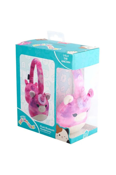 NO BRAND Căști Squishmallows wireless over-ear pentru copii, Bluetooth, cu un...