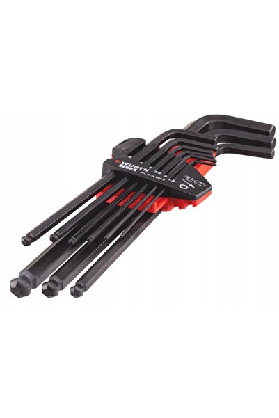 NO BRAND Set de chei hexagonale cu cap sferic Wurth, 9 piese, pentru capete h...