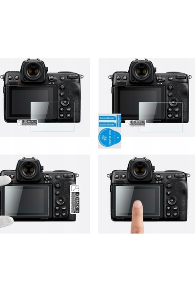 K&F CONCEPT Set de 6 folii de protecție din sticlă 9H pentru ecranul LCD Niko...