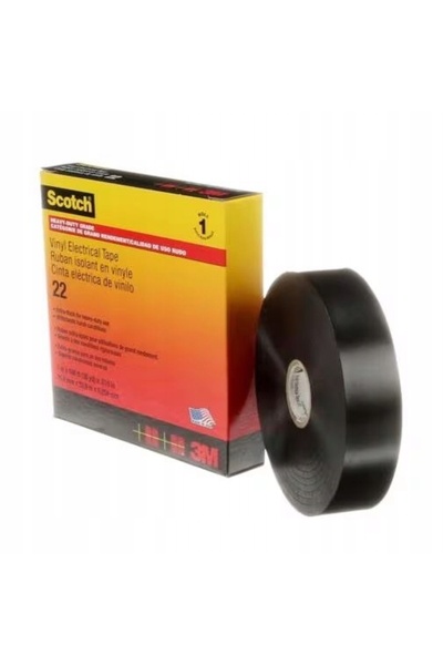 3M Bandă izolatoare Scotch 22, 25mm x 33m, neagră