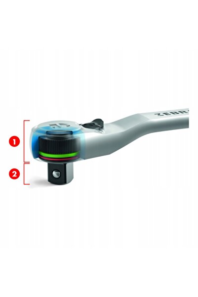 NO BRAND WURTH Cheie cu clichet antipraf 1/2 "