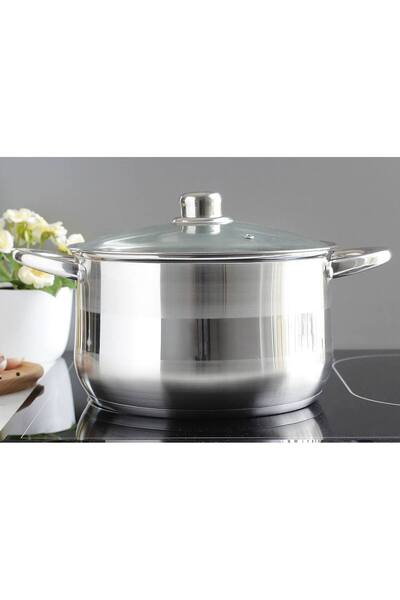 Tadar GARNEK Inducție cu capac Oțel Gaz Tradițional Luzon 24cm 5.7 l