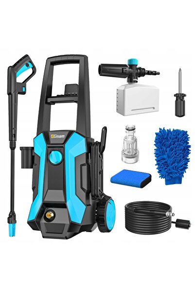 NO BRAND Aparat de spălat cu presiune înaltă de 2200W și 180 bari, cu kit de ...