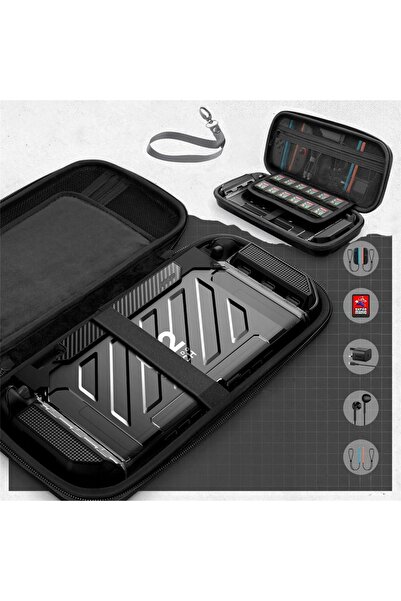 NO BRAND Husă pentru Nintendo Switch 2, Supcase Carrying Plus case 360 + 12 s...