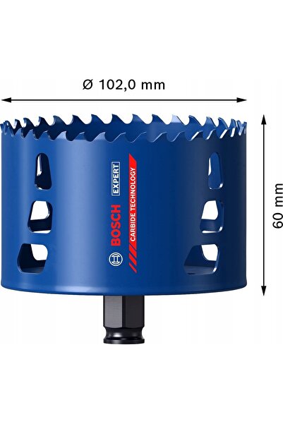 Bosch Ferăstrău carotieră din carbură pentru lemn și metal 102 mm