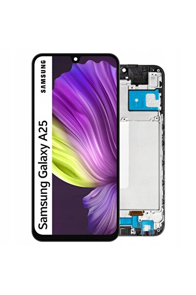 NO BRAND Display pentru Samsung Galaxy A25 Ecran LCD OLED cu ramă SM-A256E SM...