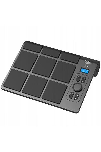 NO BRAND Set de tobe electronice portabile V-TONE ED9 cu 9 pad-uri, pedale și...