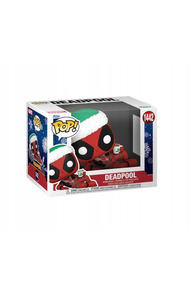Funko Pop Figurină Marvel Deadpool Crăciun cu cană de cafea 1442