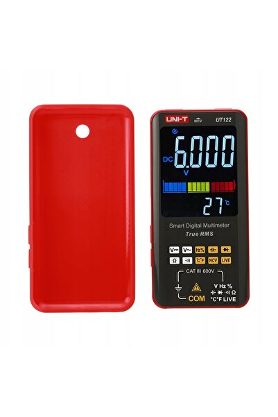 unı-t Multimetru AUTOMAT AC/DC UT122 NCV - USB Lanternă LED Temperatură Capac