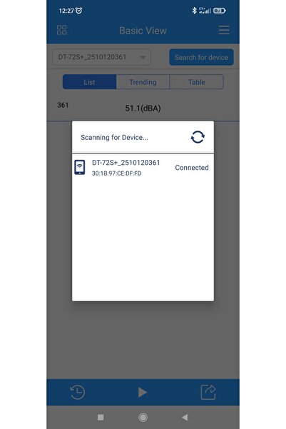 NO BRAND Sonometru / Aparat de măsurare a nivelului sonor DT-72S+ Bluetooth, ...