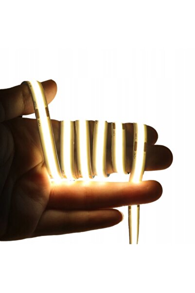 NO BRAND Bandă luminoasă LED COB tip neon, ultra subțire 3mm, 24V, 5m, 400 LE...