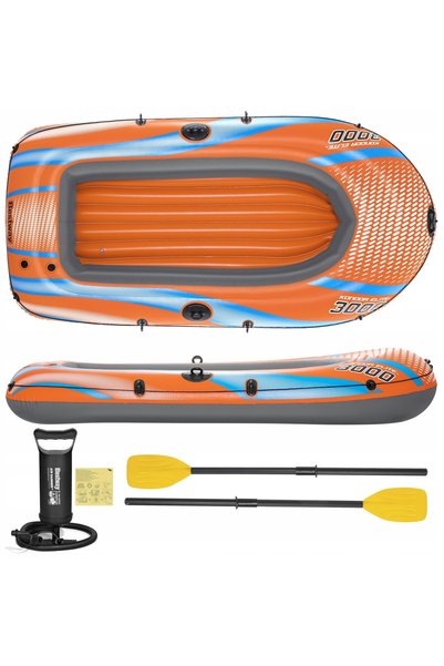NO BRAND Ponton de pescuit Kondor elite 3000 Pompă Bestway + vâsle 61145 MODE...