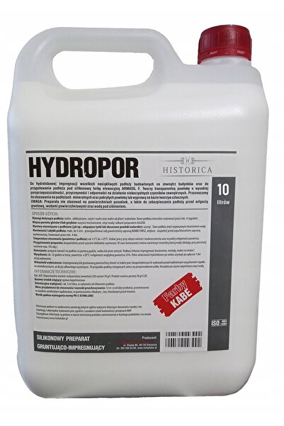 Kaberia KABE HYDROPOR GRUNT PENTRU VOPSELE SILICONICE 10 L