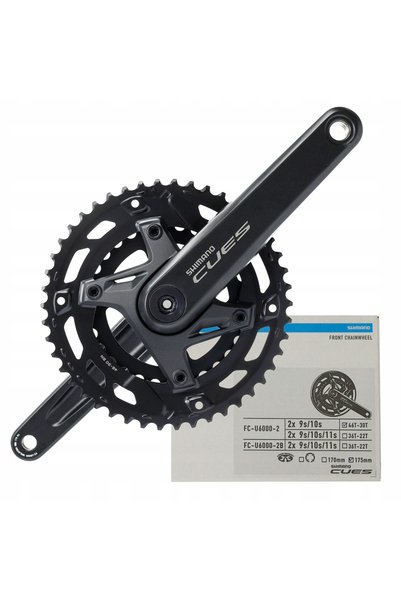 Shimano Cues FC U6000 -2 mecanism de manivelă, 2 x 9/10/11-rz 175 mm