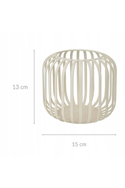 Home Styling Collection Felinar metalic, suport lumânare, mic, pentru 1 lumân...