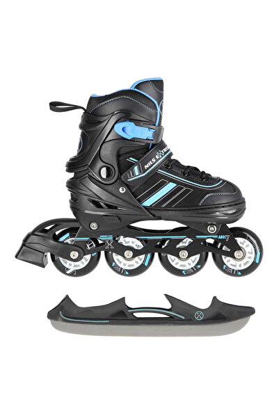Nils Extreme Rolele de patinaj 2 în 1, reglabile, mărimea 29-33, albastre, pe...